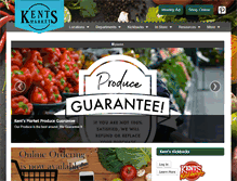 Tablet Screenshot of kentsgrocery.com